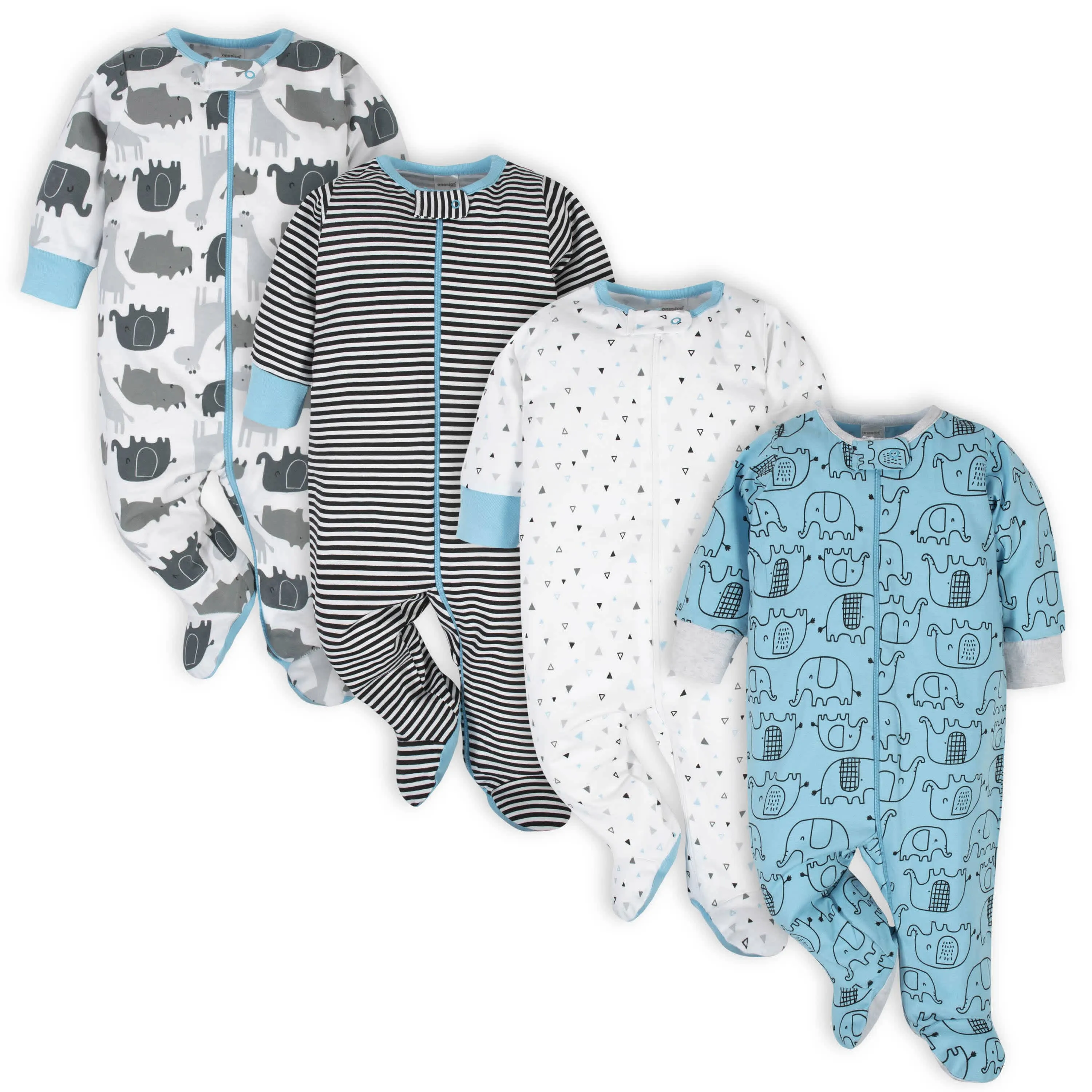 4-Pack Baby Neutral Elephant Sleep 'N Plays