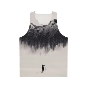 Adventurous Unisex Tank Top for Outdoor Exploration