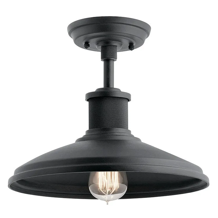 Allenbury Single-Light Outdoor Pendant/Semi-Flush Mount Ceiling Fixture