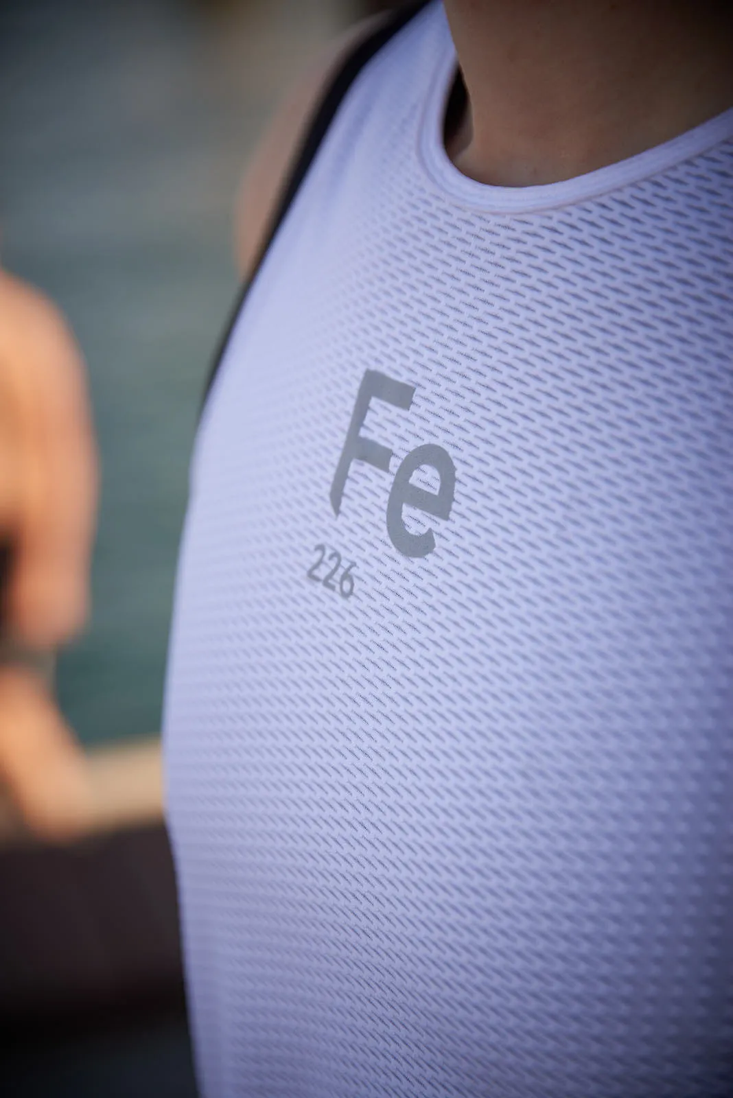 Baselayer Sleeveless - White, Odour free | Fe226 - Left in S, M and L