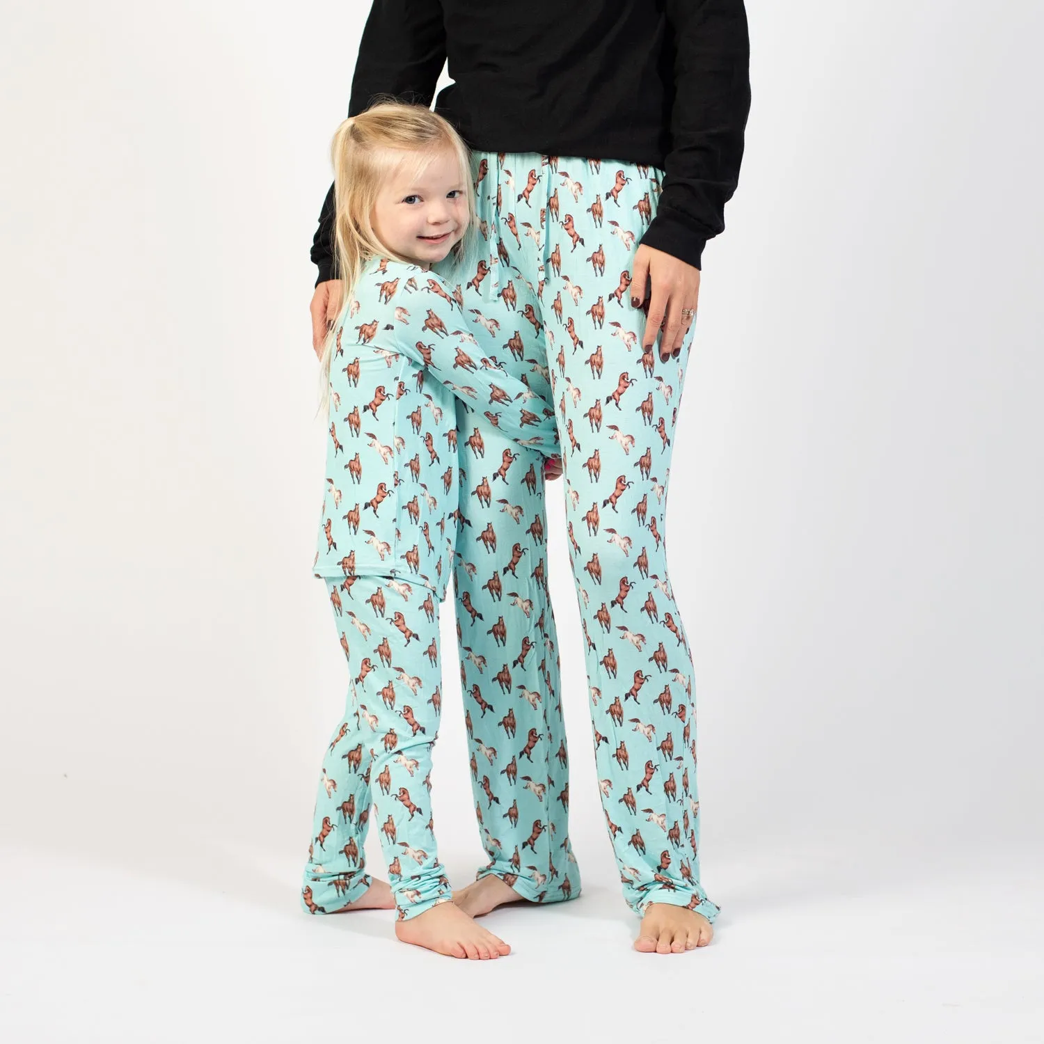 Blue Horse Bamboo Pajama Pants