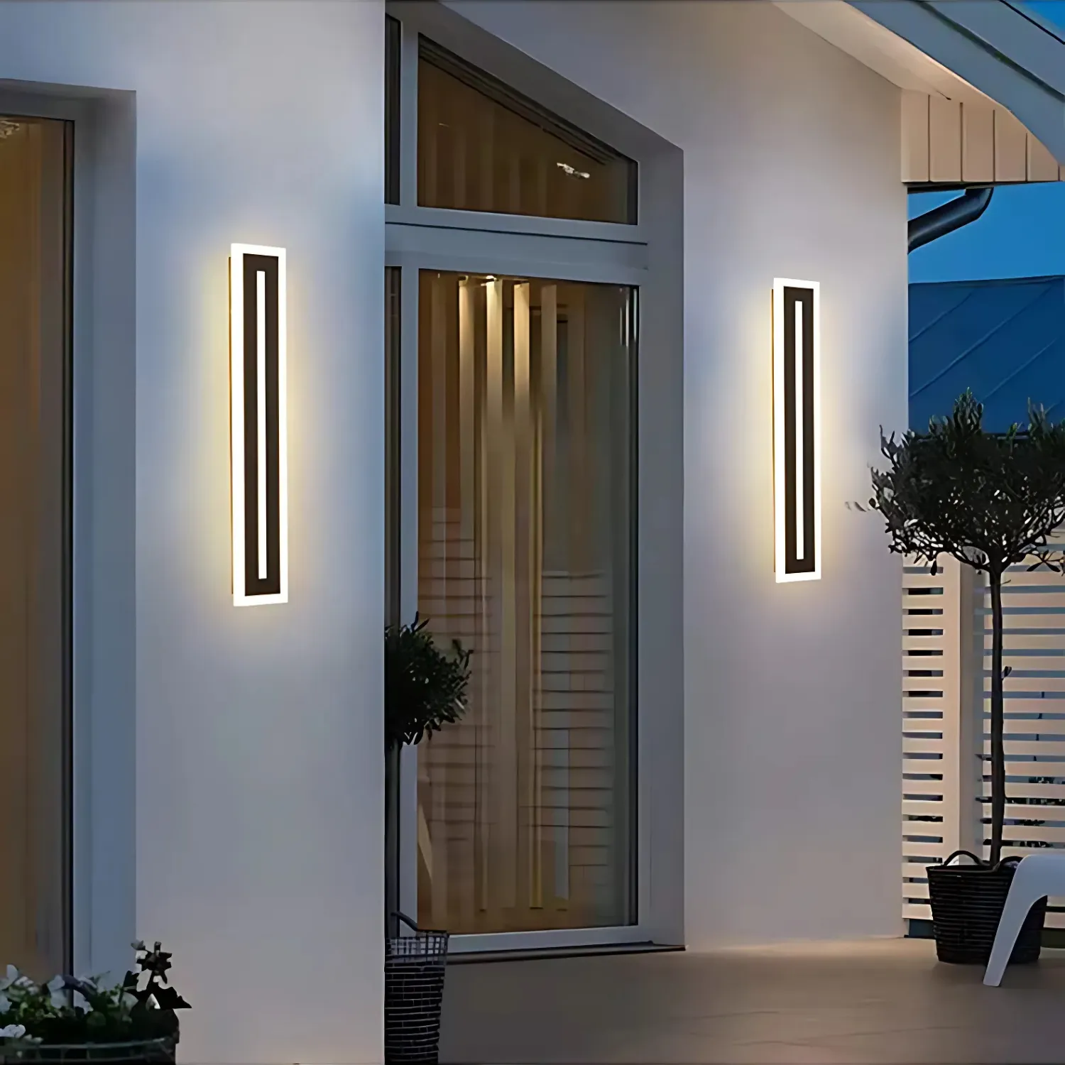 Emden - Outdoor Waterproof Long LED Wall Light