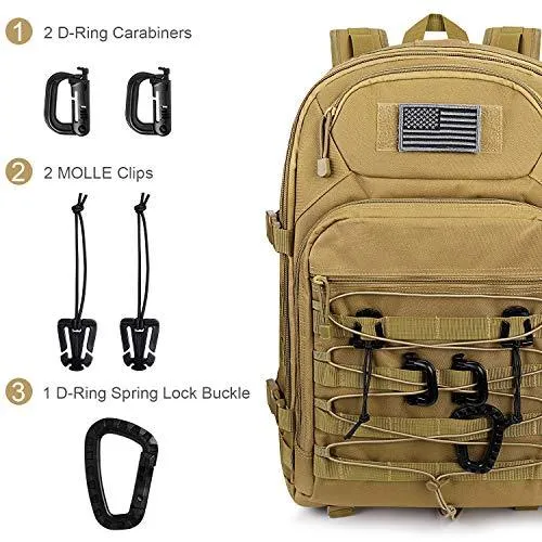 GFX4™ Expandable 45-50L Tactical Outdoor Hiking Bag | 3 Day Bug Out Army MOLLE Backpack