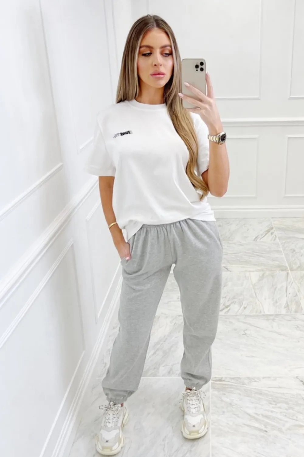 Glamify GREY premium essential jogger