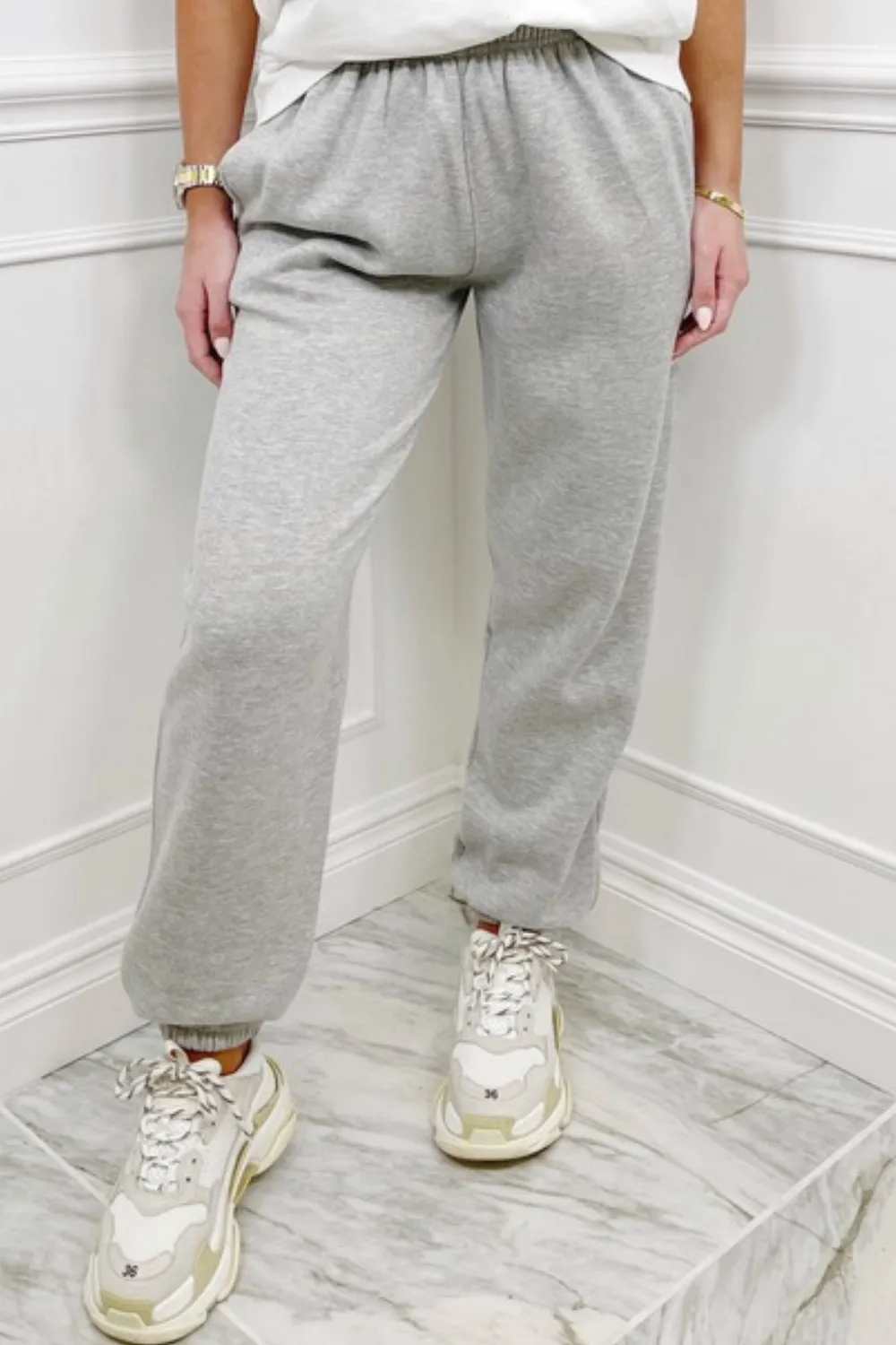 Glamify GREY premium essential jogger