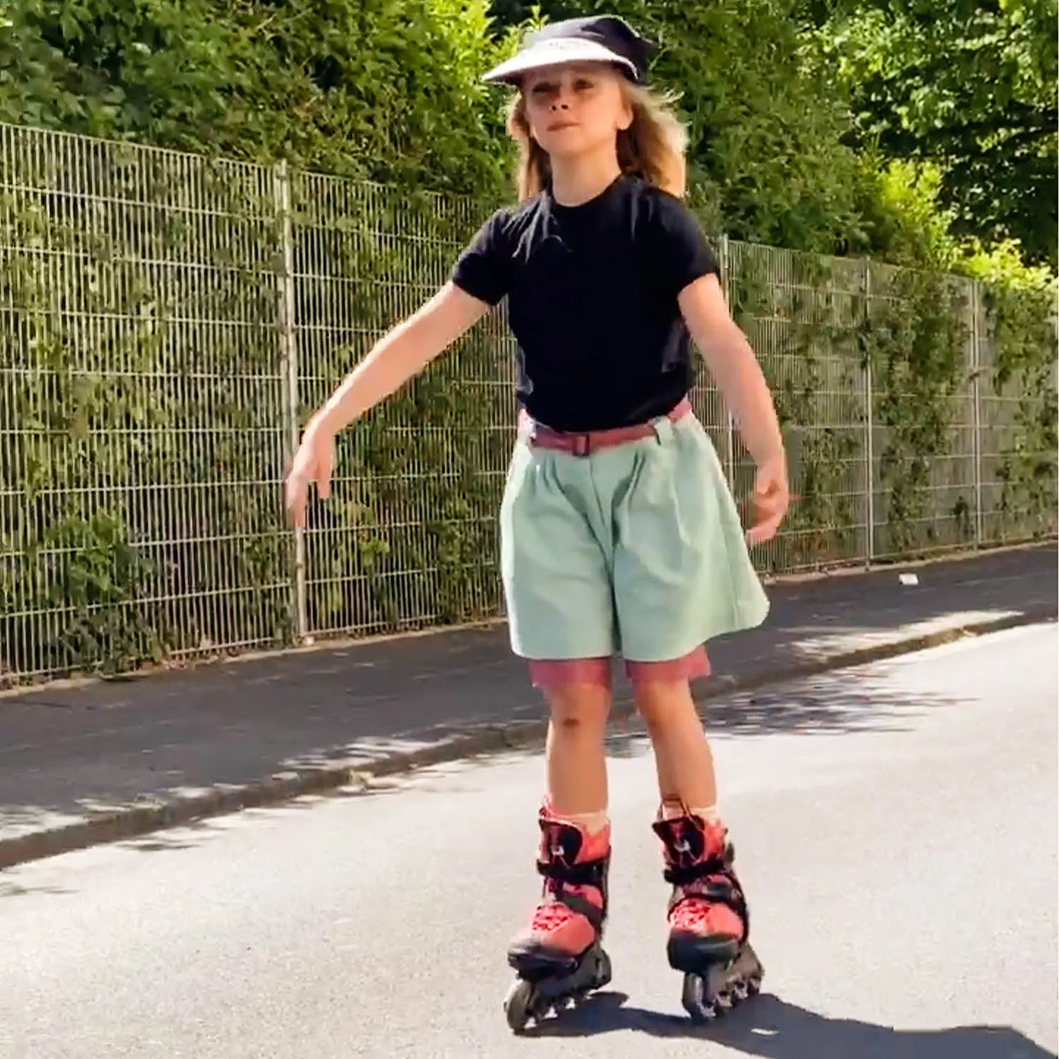 Groene shorts voor meisjes en jongens