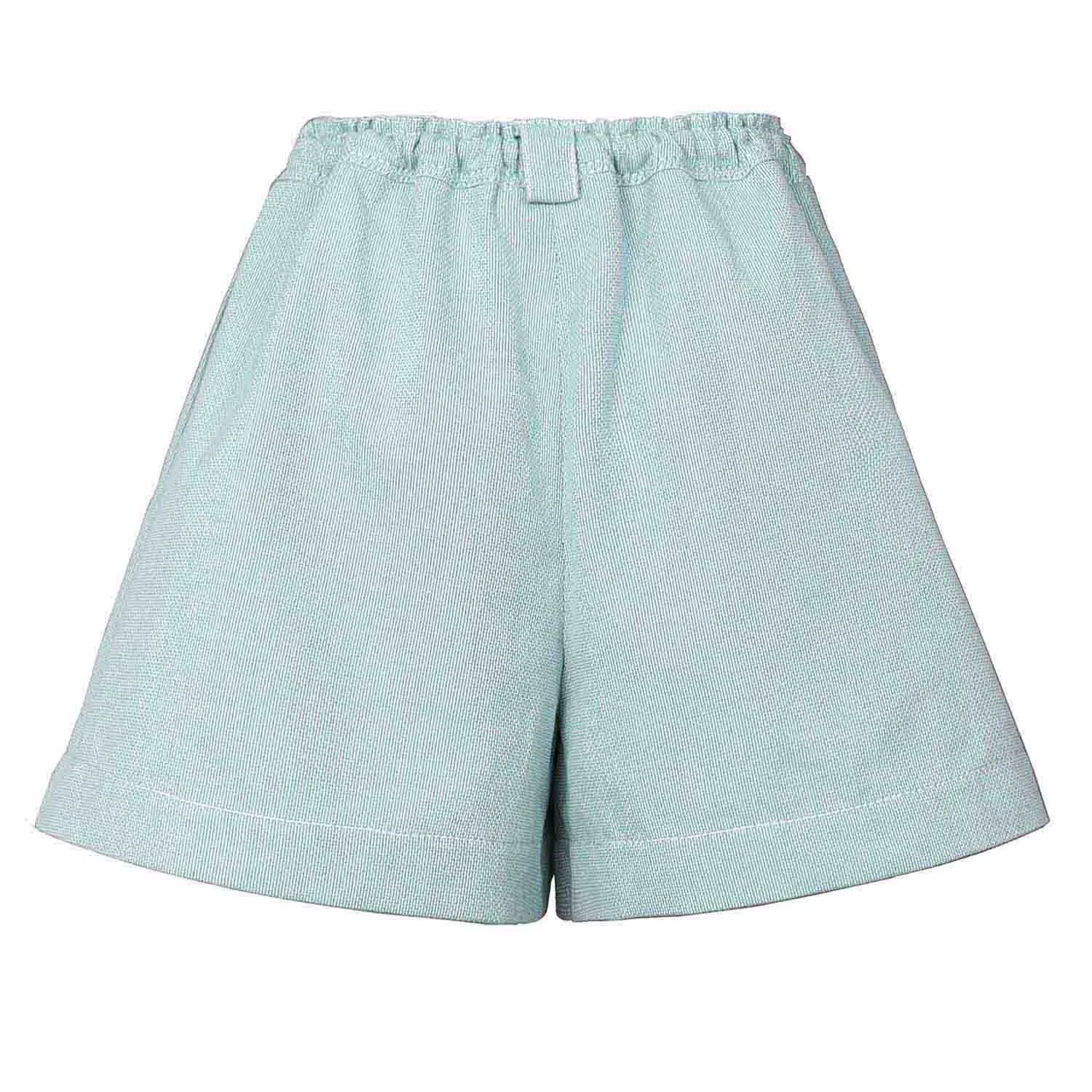 Groene shorts voor meisjes en jongens