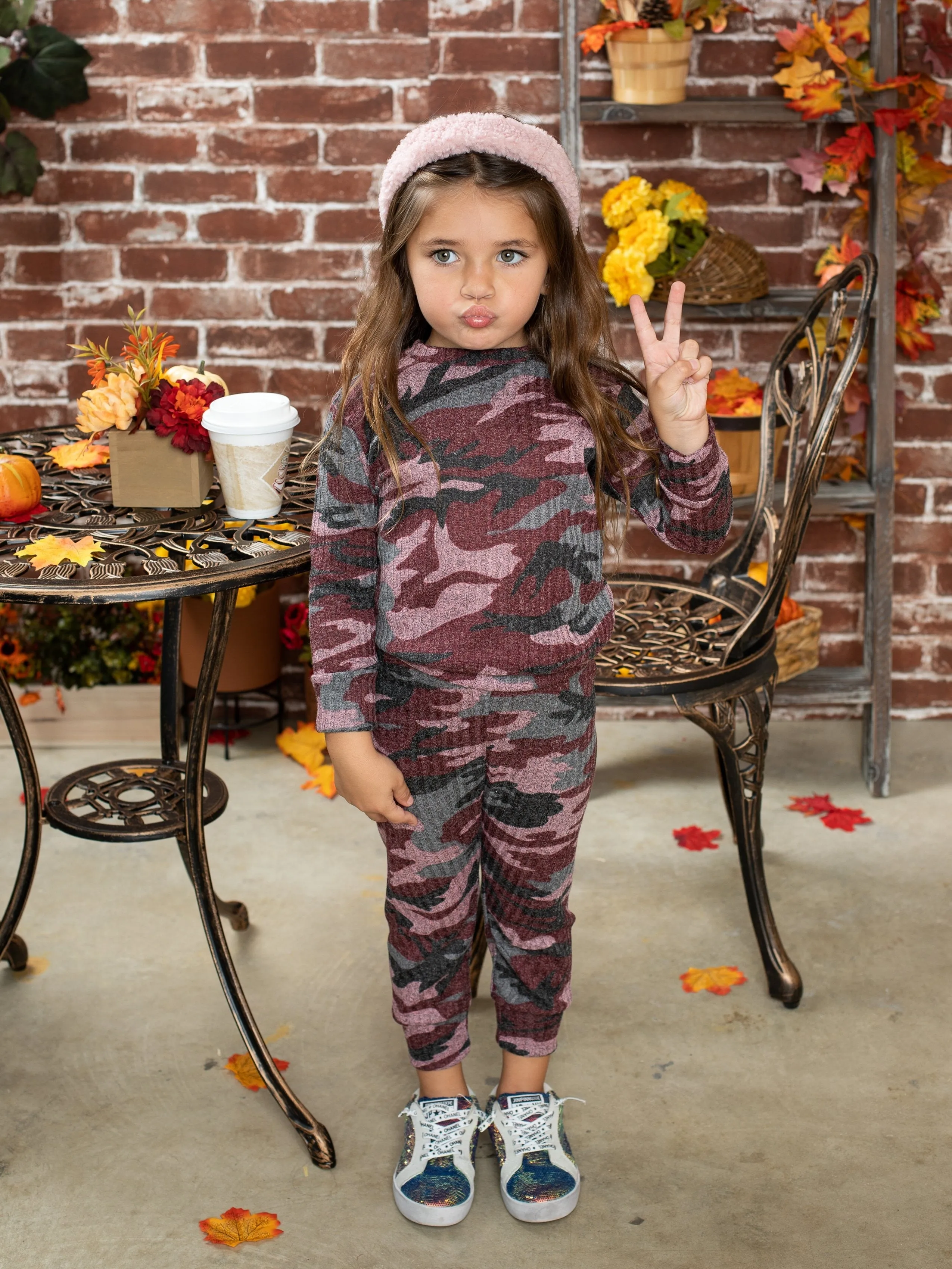 Hide and Seek Camo Jogger Set