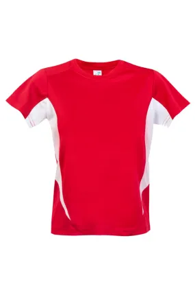 Kids Accelerator Training T-Shirt - Red/White