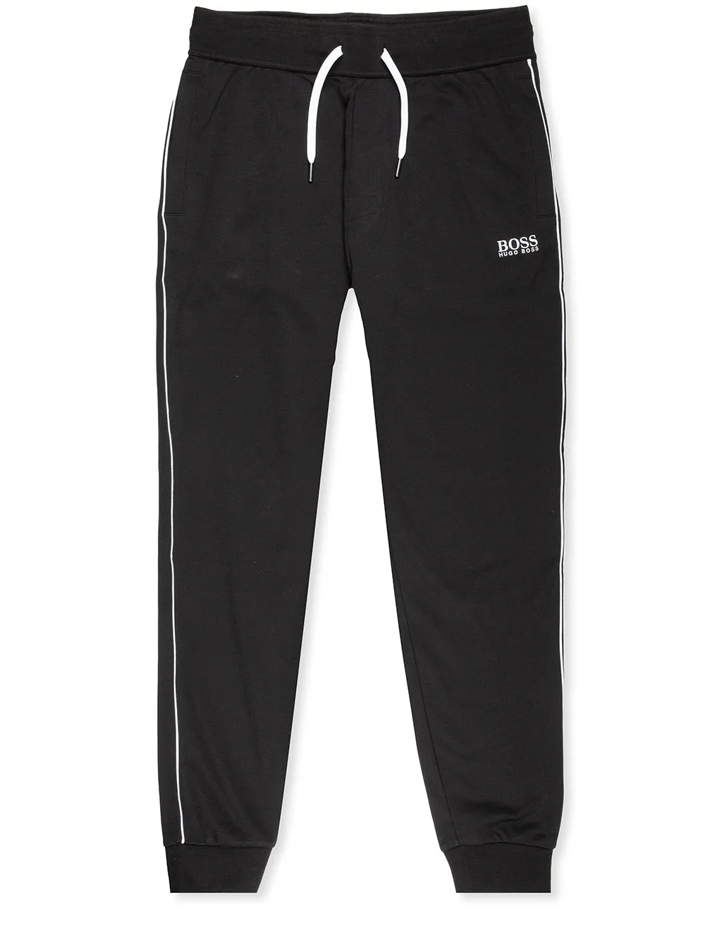 Logo Tracksuit Bottoms In Cotton-Blend Piqué Black