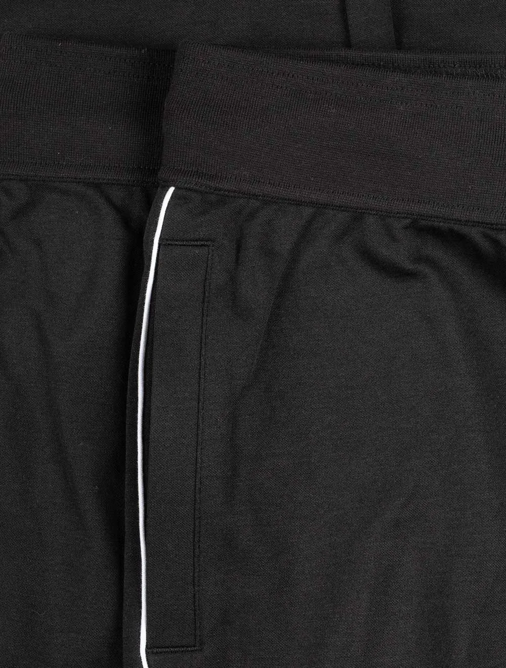 Logo Tracksuit Bottoms In Cotton-Blend Piqué Black