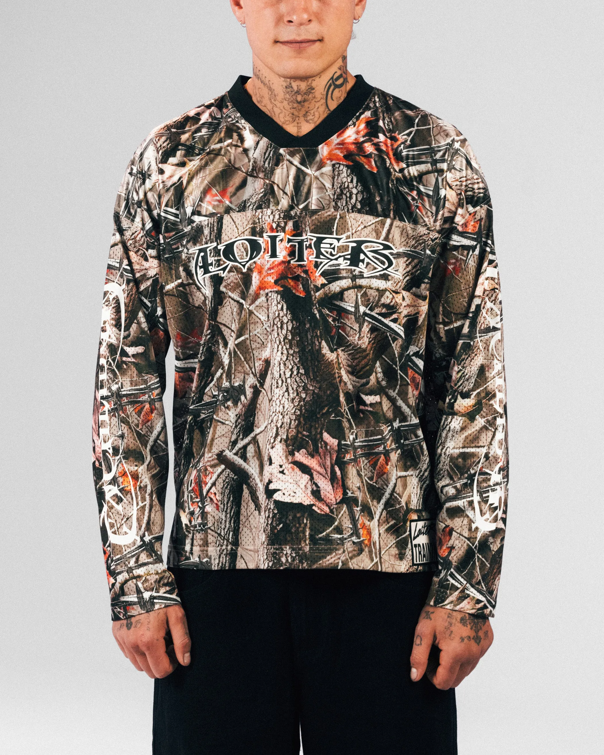 Loiter Long Sleeve Training Jersey Real Treet Camo