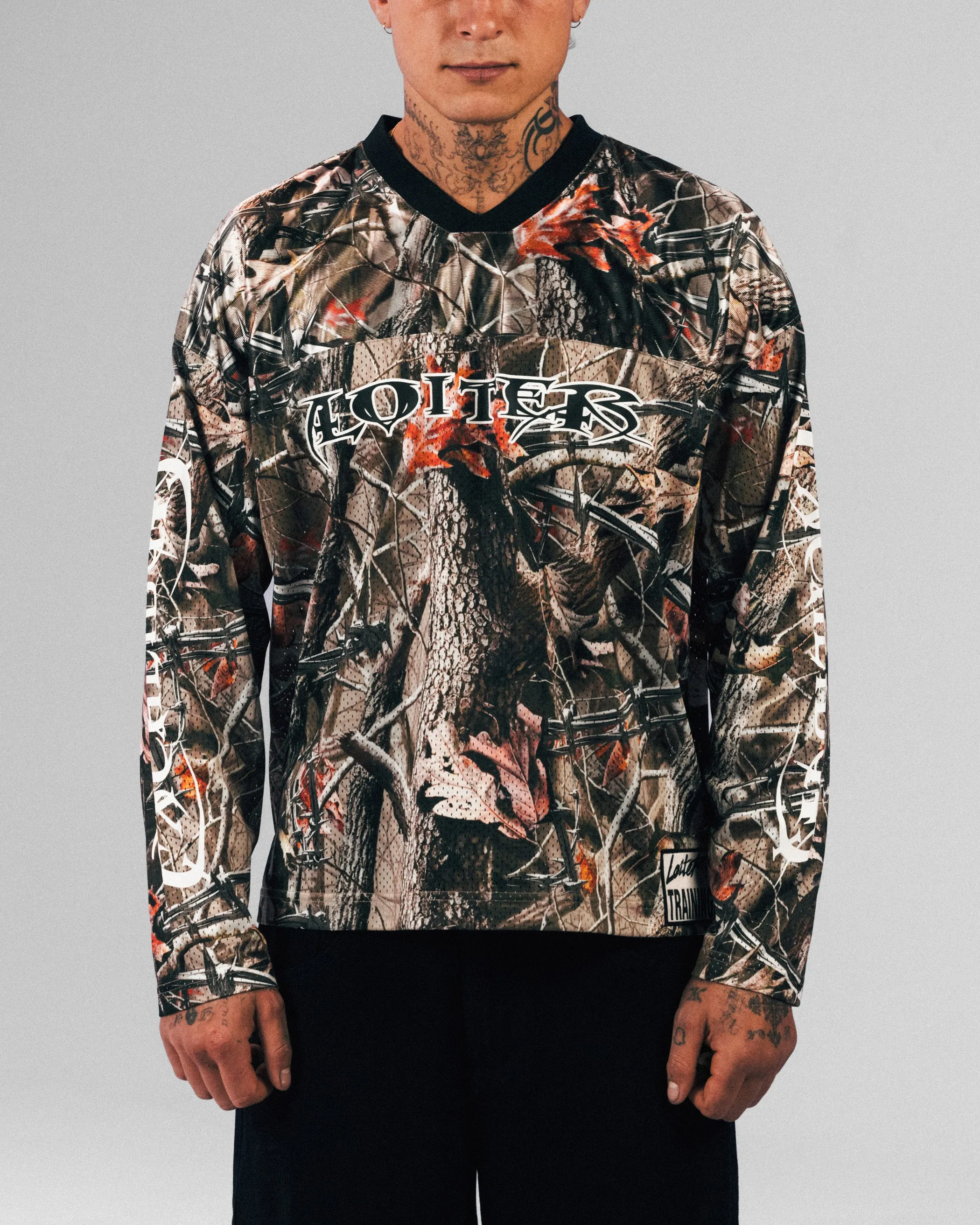 Loiter Long Sleeve Training Jersey Real Treet Camo