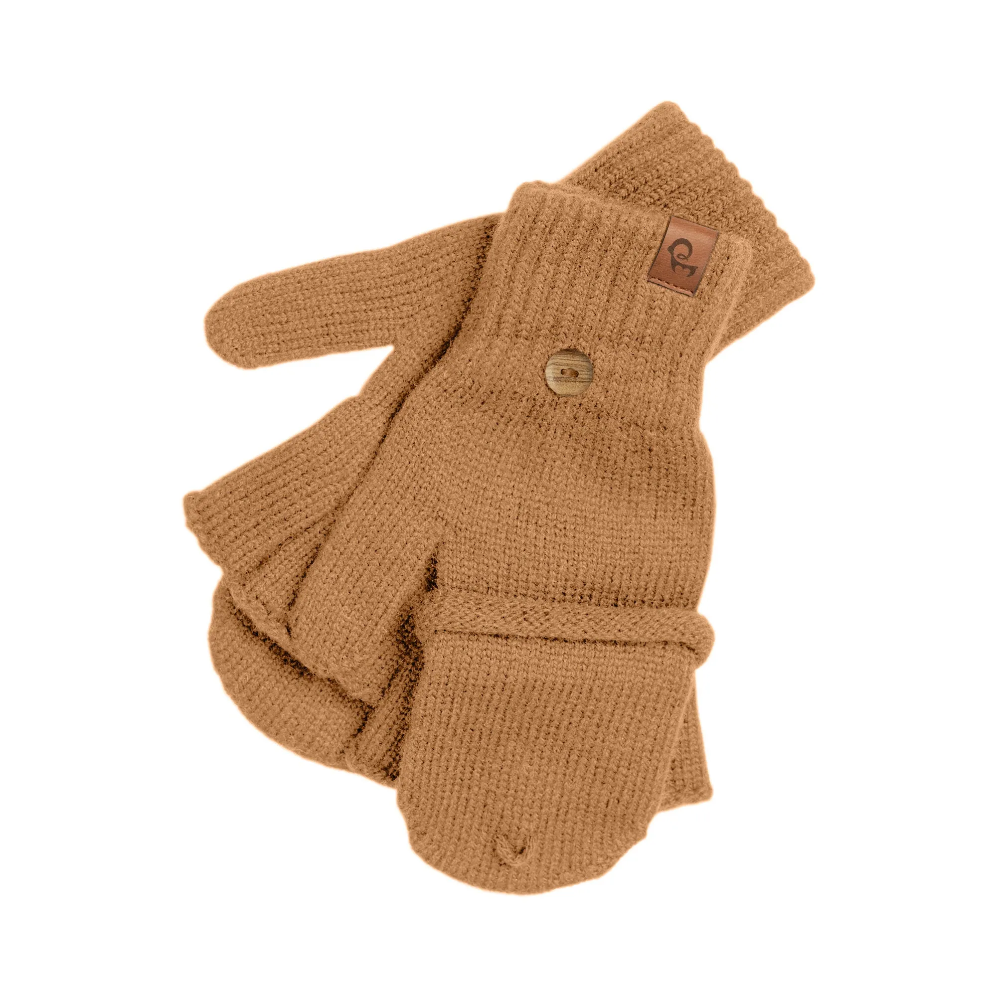 Men's Knit Convertible Mittens Merino