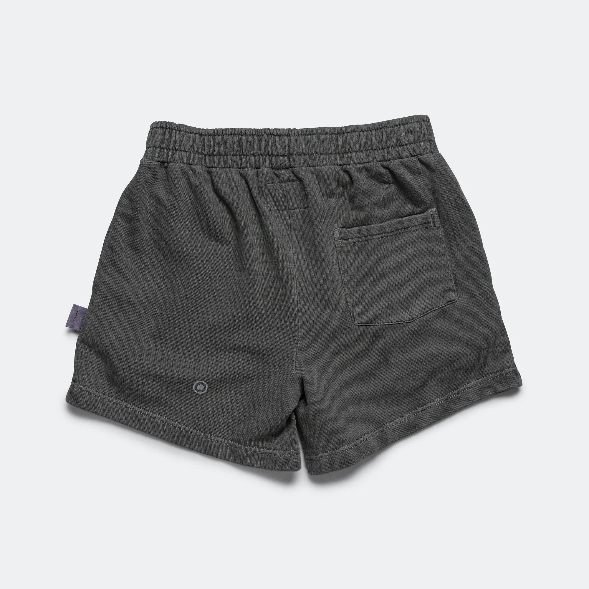 Mens Relax 'Post Running High' Shorts - Black Garment Dye