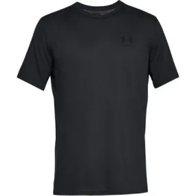 Men's Under Armor Short Sleeve Left Chest Sportstyle Shirt, Black