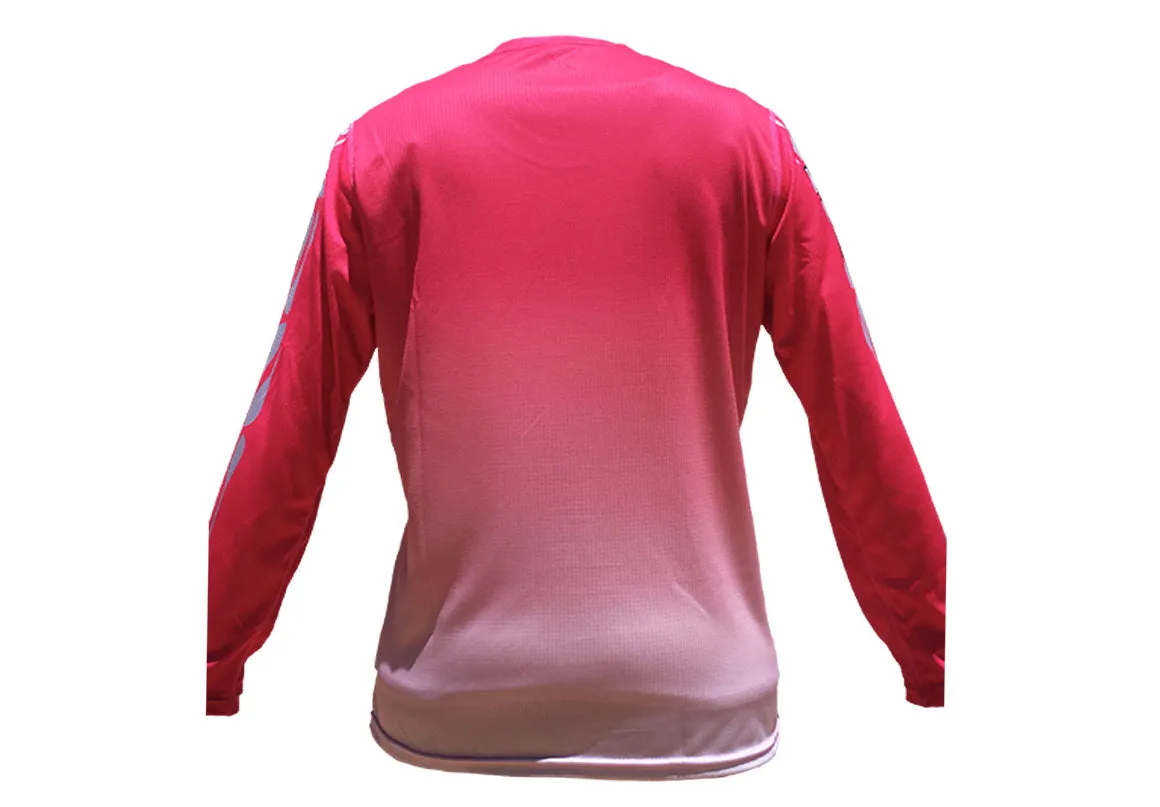 MOCKE Womens Pink Fly Dry Long Sleeve Paddling Shirt