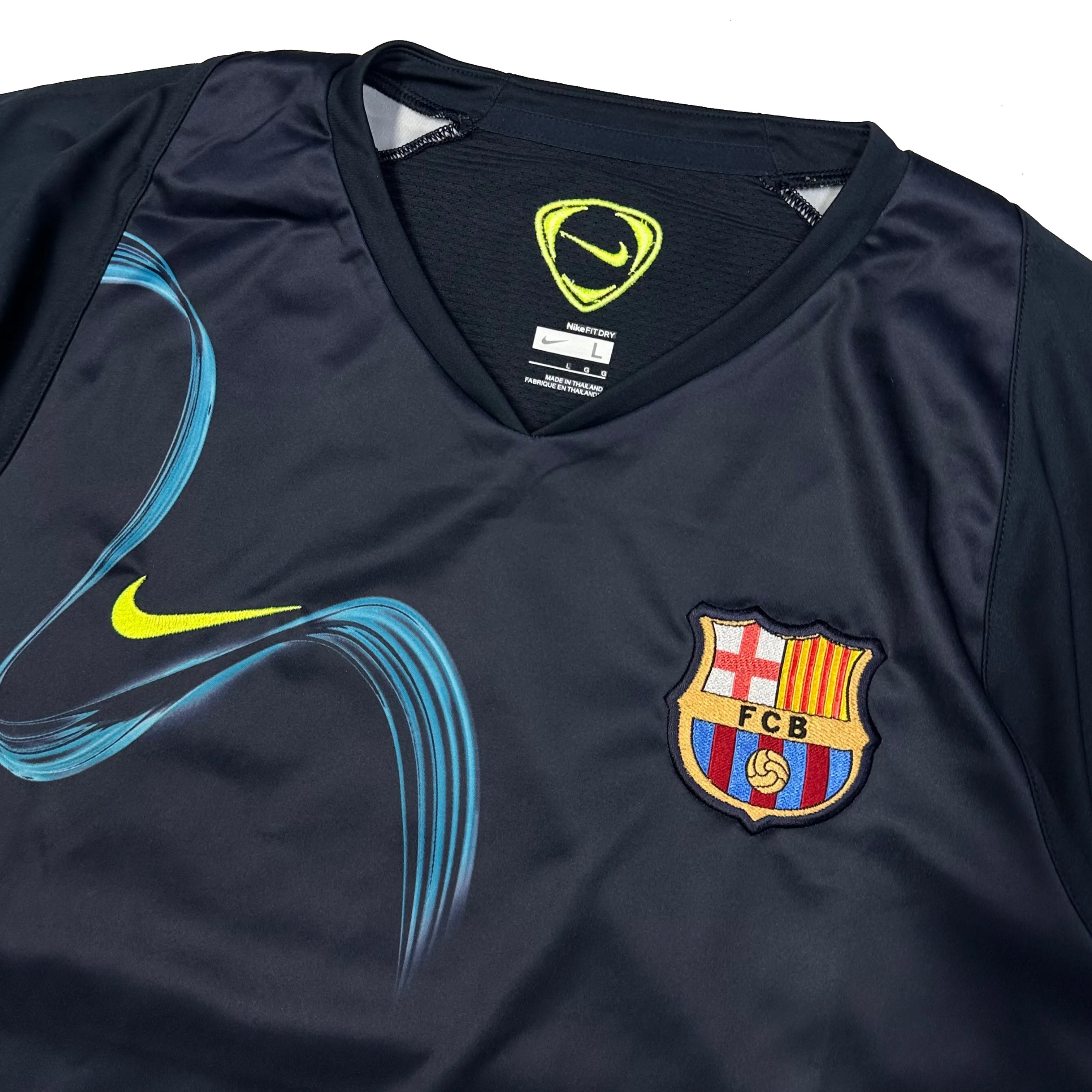 Nike Barcelona 2008/09 Training Shirt In Navy ( L )