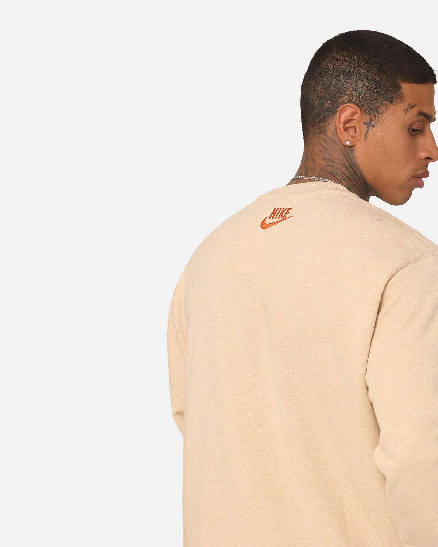 Nike Sportswear Club Fleece Crewneck Sesame