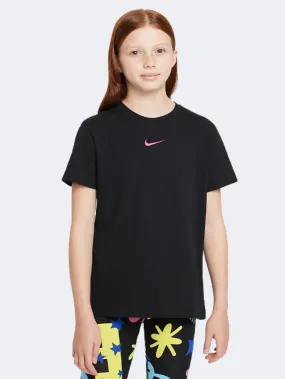 Nike Sportswear Girls Training T-Shirt Black