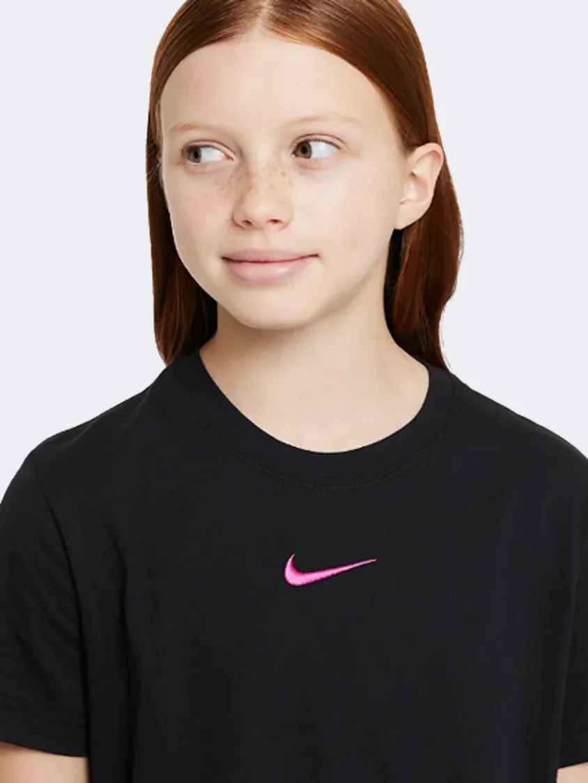 Nike Sportswear Girls Training T-Shirt Black