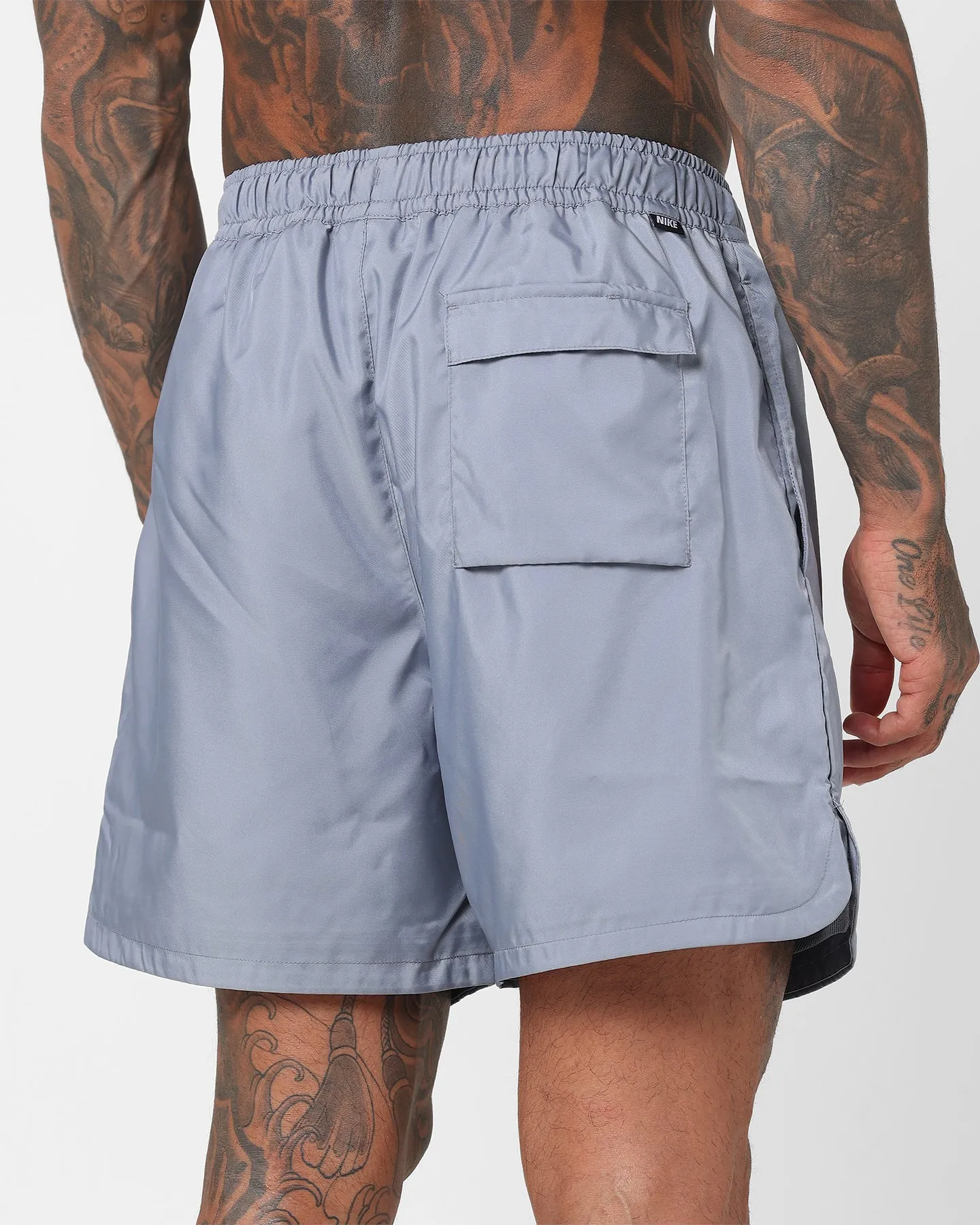 Nike Sportswear Sports Essentials Club Woven Lined Flow Shorts Ashen Slate/White