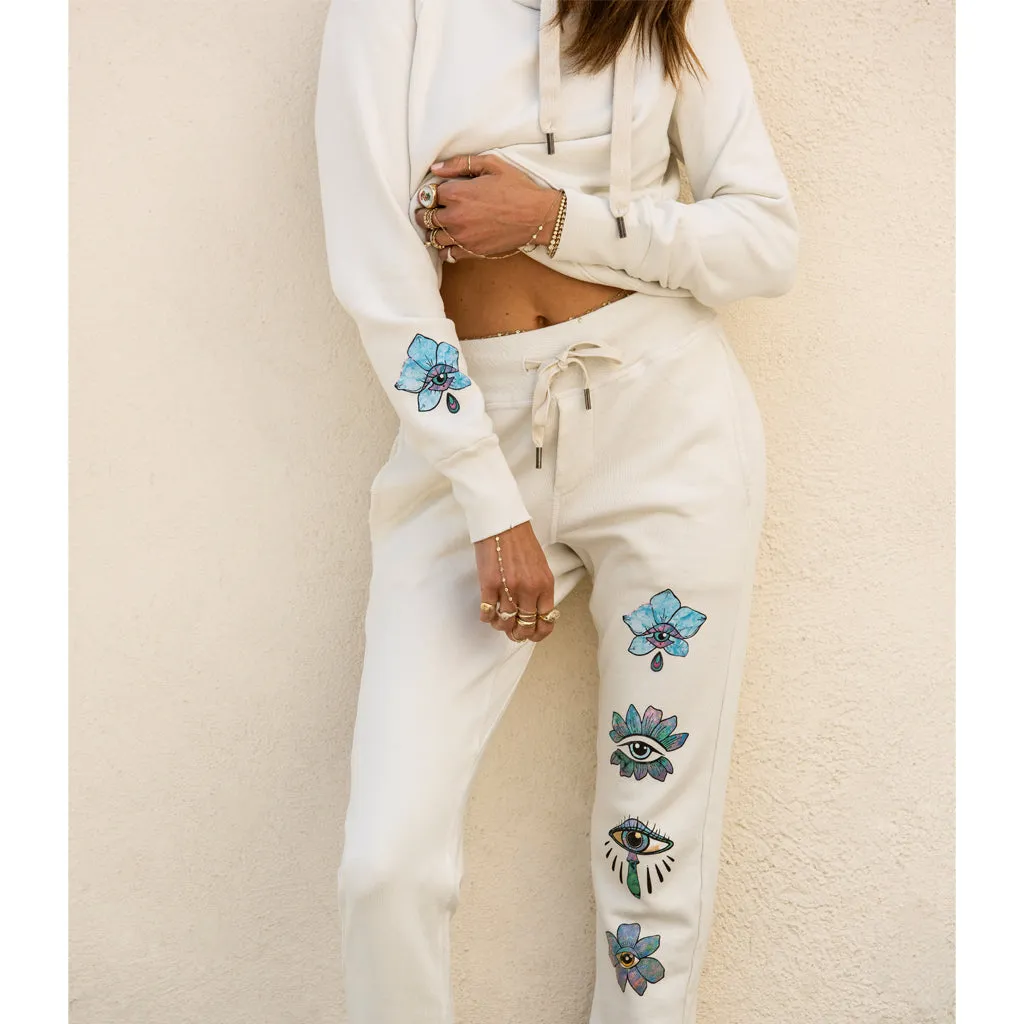 NSF x JA SWEATPANTS WHITE