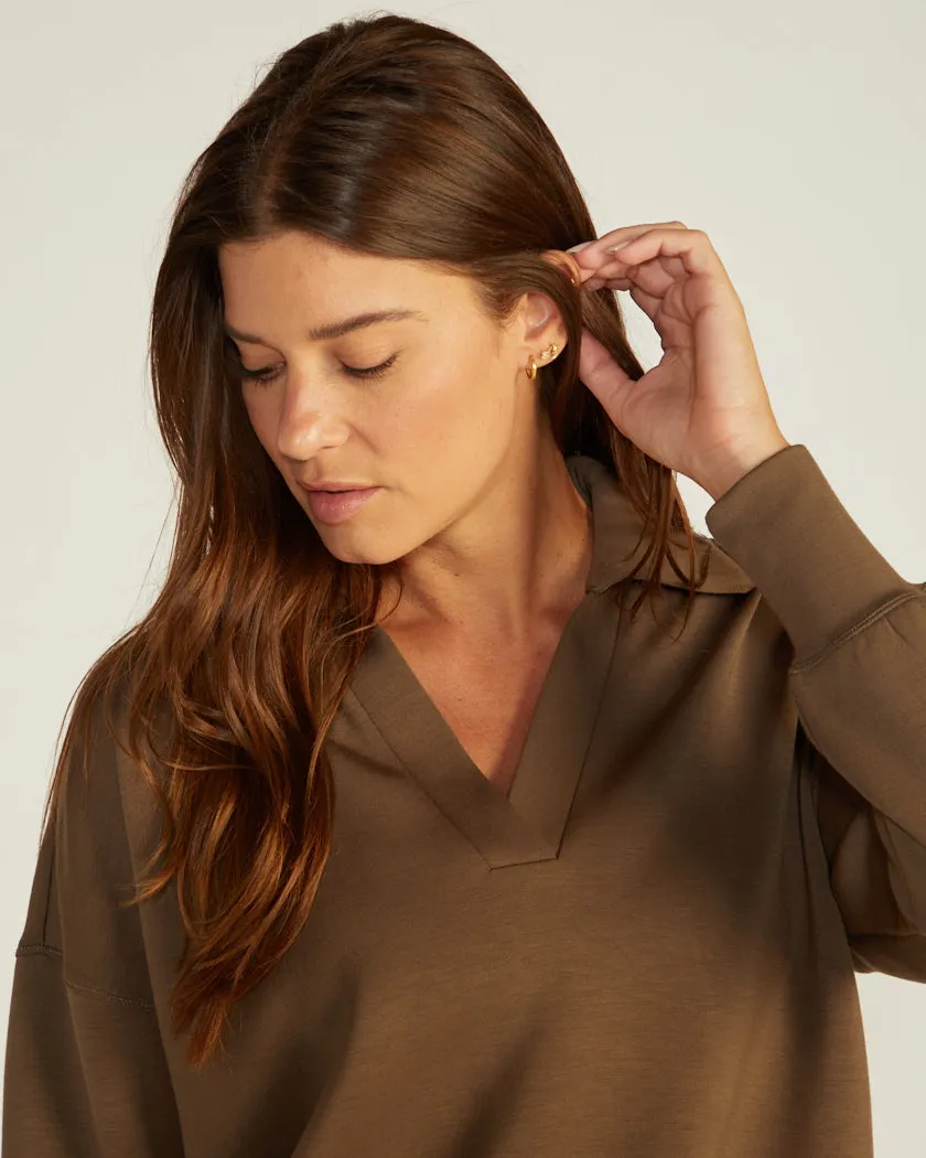 Opal Fleece Relaxed Polo