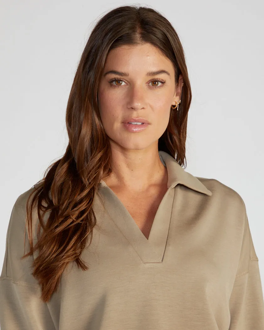 Opal Fleece Relaxed Polo