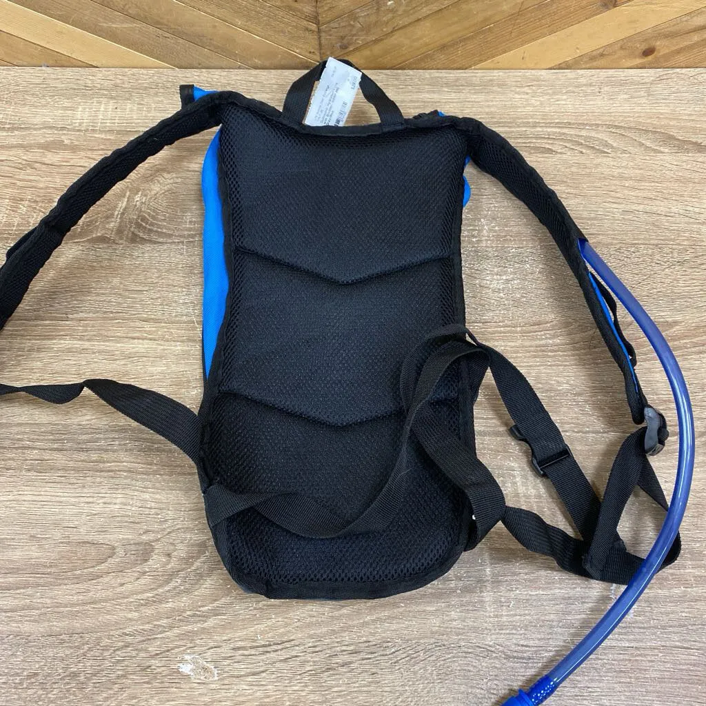 Outbound Hydration Pack with Bladder: Gray/Blue-unisex-