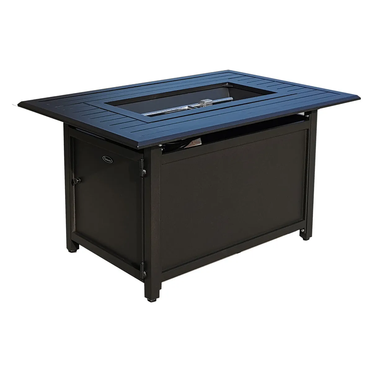 Outdoor Heater - Paramount Gale Aluminum Rectangular Fire Table, FP-341-BZ