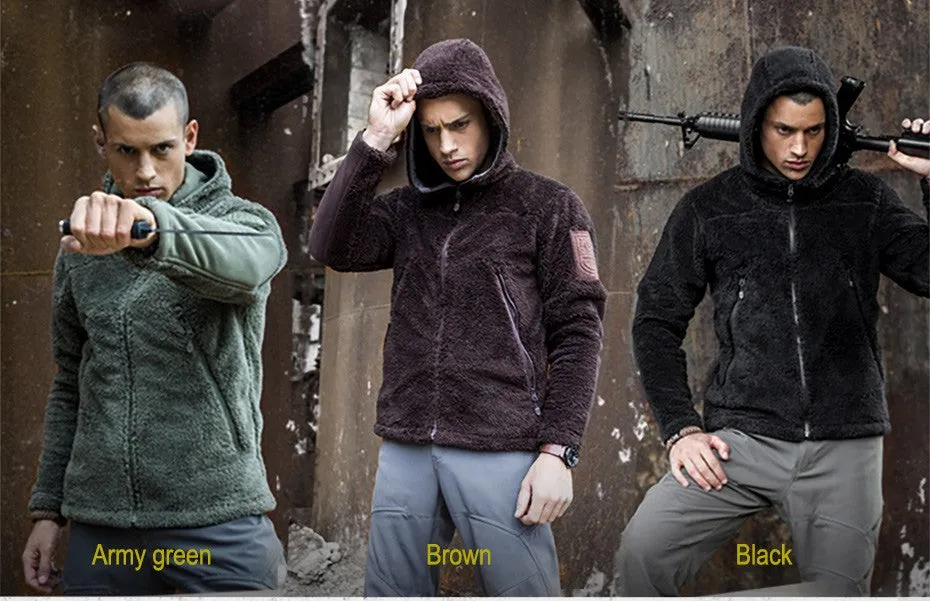 outdoor tactical sweatshirt with hiking jacket