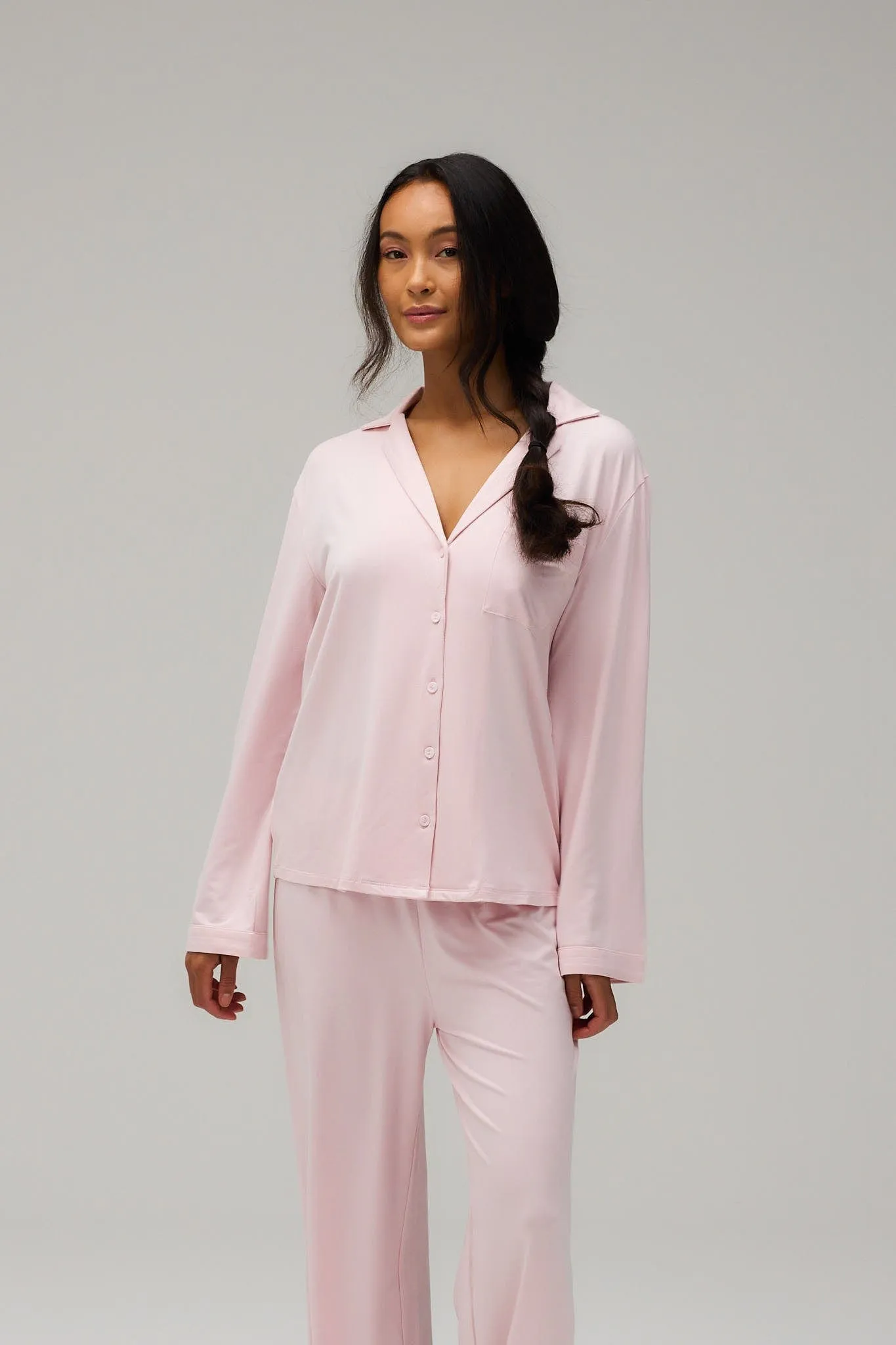 Pyjamas Blouse - Soft Pink