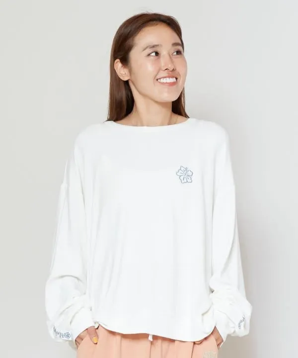 Relaxed Sweat Top with Pouch