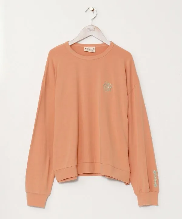 Relaxed Sweat Top with Pouch