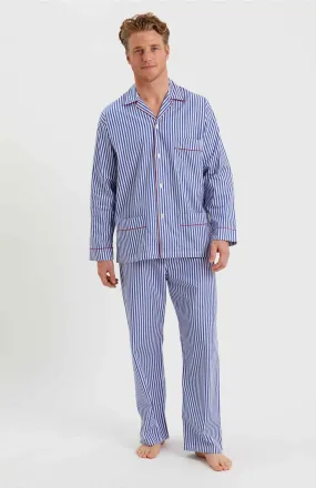 Sea Breeze Stripes | Lounge Wear Set | 100% Cotton