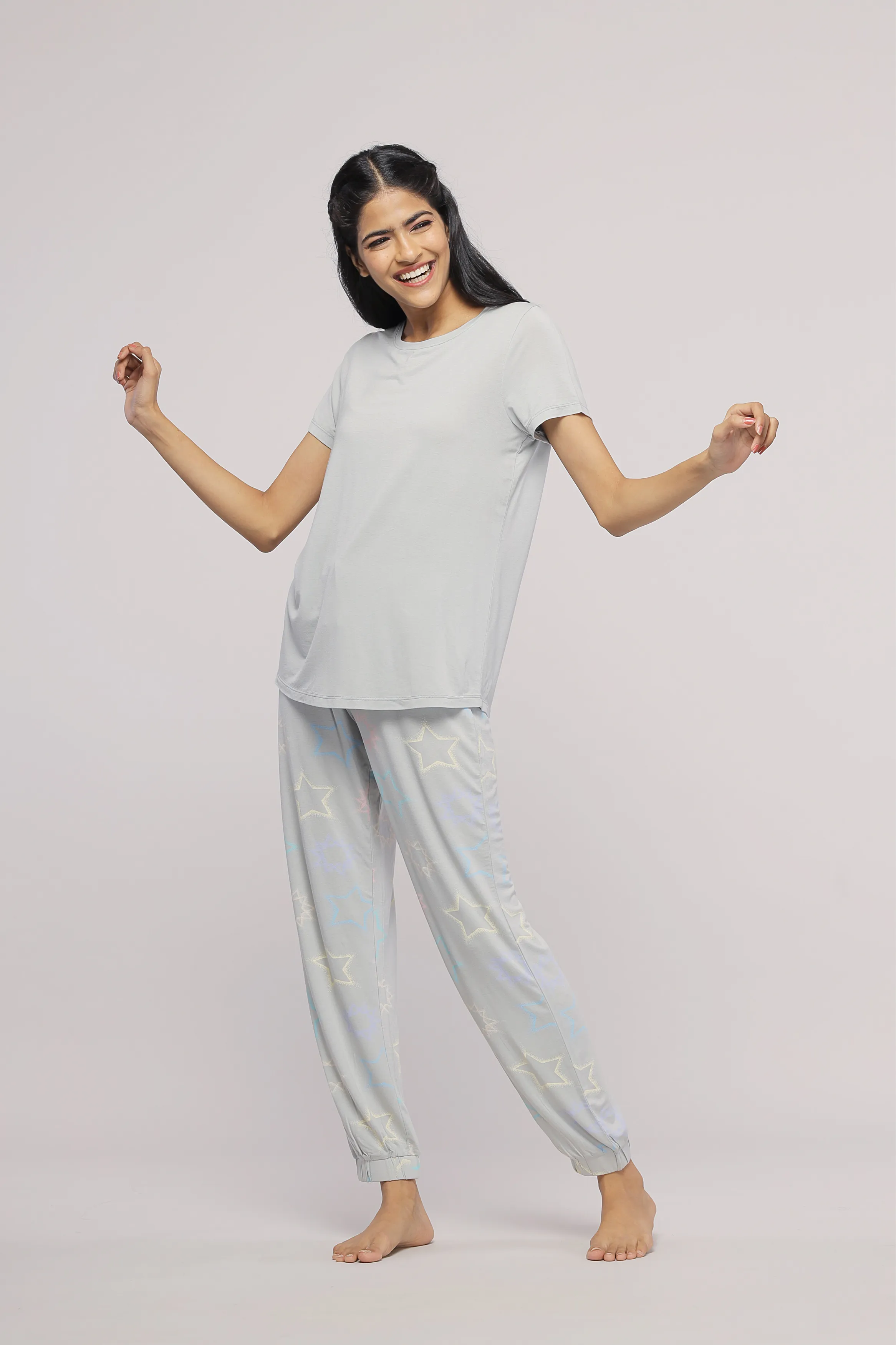 Starlit Cuffed Pajamas