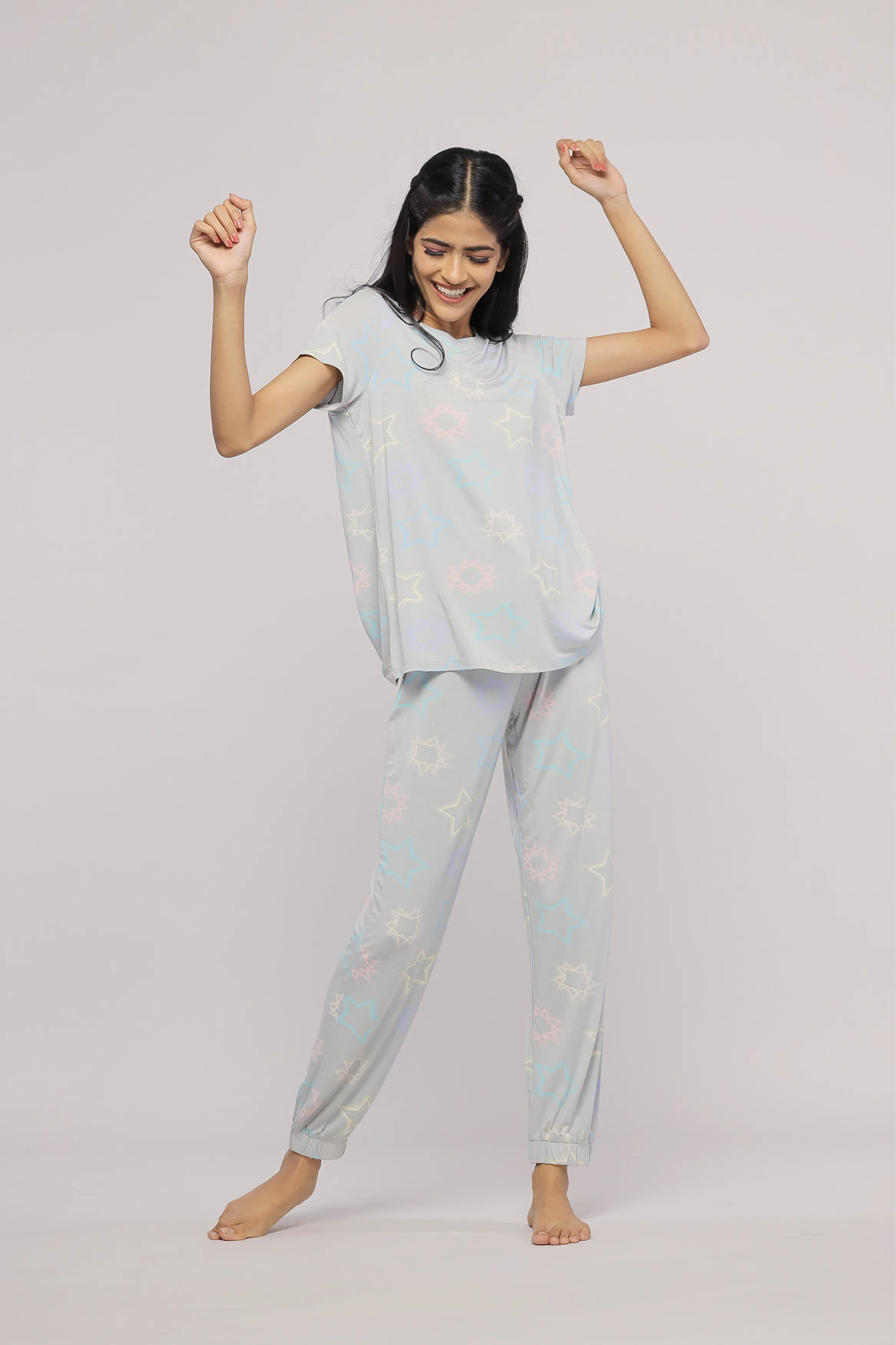 Starlit Cuffed Pajamas