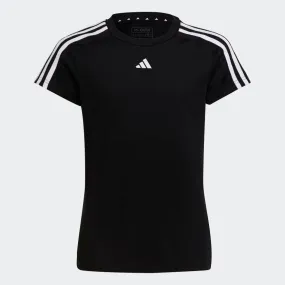 T-SHIRT GIRLS ESSENTIALS AEROREADY 3-STRIPES TRAINING