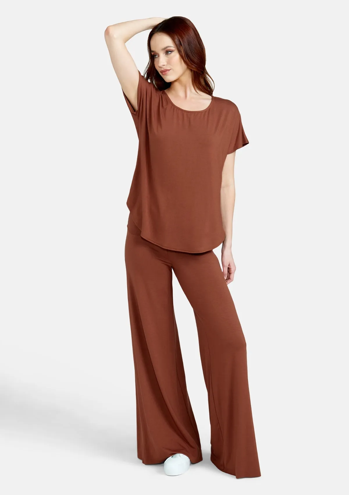 Tall Evelyn Scoop Neck Top