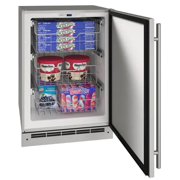 U-Line UOFZ124SS01B Ofz124 24" Convertible Freezer With Stainless Solid Finish (115 V/60 Hz)