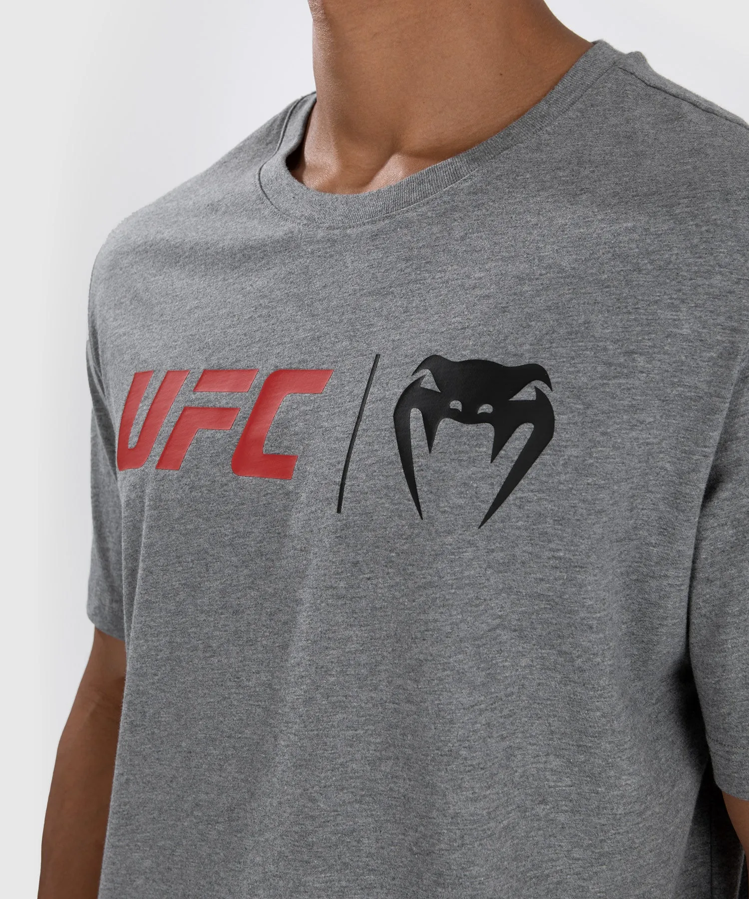 UFC Venum Classic T-Shirt - Grey/Red