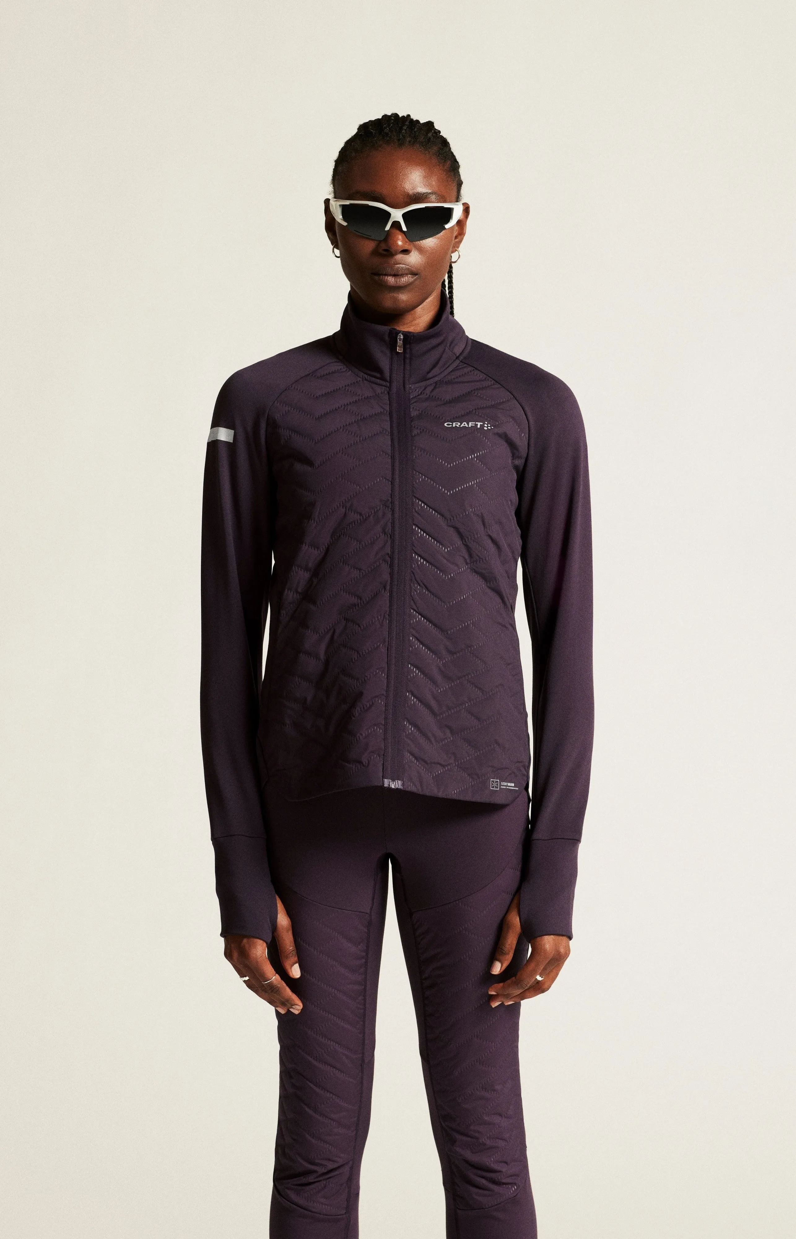 WOMEN'S ADVANCED SUBZ JACKET - DKPLUM